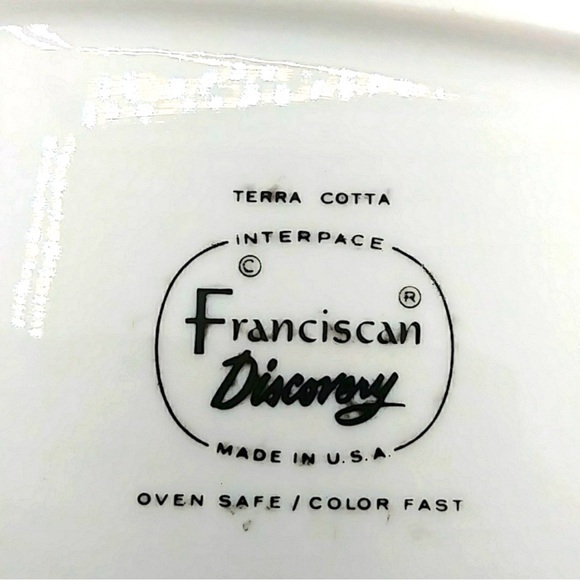 🌹HP! Franciscan Discovery Rectangular Serving Bowl. In Terra Cotta MCM - Picture 5 of 9